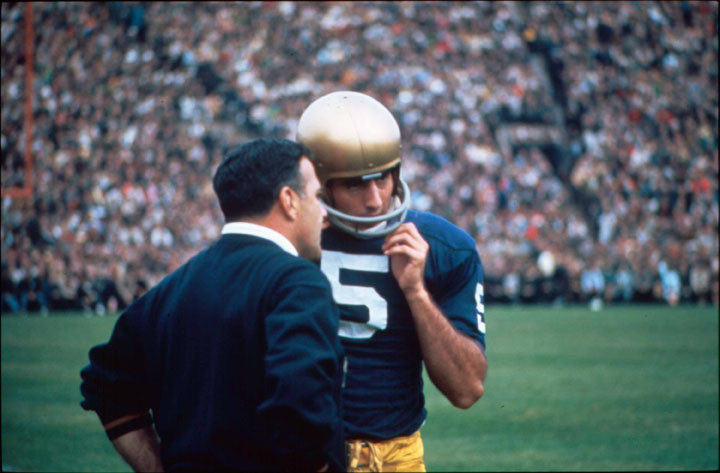 Coach Ara Parseghian won 11 straight games versus the Panthers