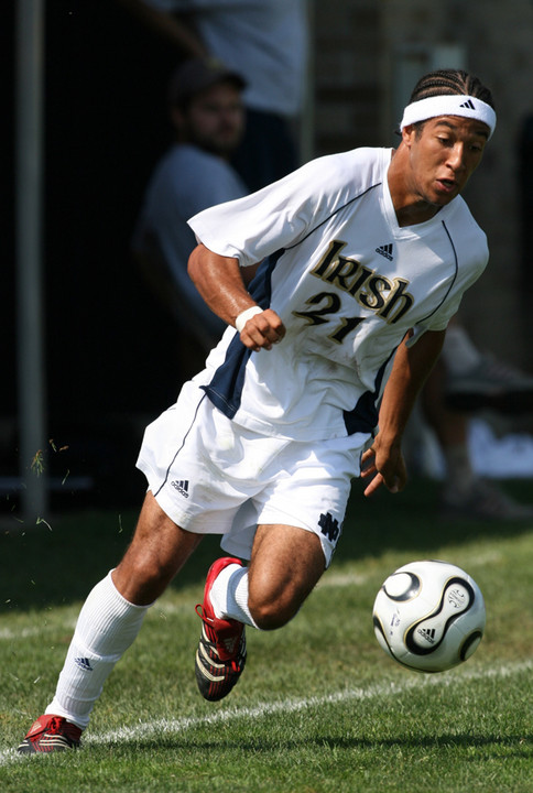 Sophomore midfielder Justin Morrow netted a career-high two goals against Pittsburgh on Wednesday night.