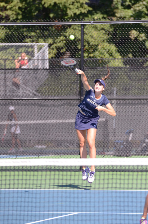 Jane Fennelly and the Irish will open the dual season with Western Michigan and Detroit on Saturday at the Eck Tennis Pavilion.