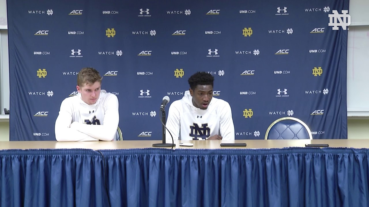 @NDMBB | Player Post-Game Press Conference vs. DePaul (2018)