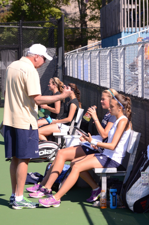 The Irish got off to a sluggish start in doubles play Saturday, but made up for it in singles competition later in the day.