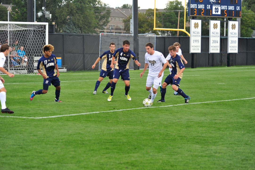 Senior forward Ryan Finley scored his team-high sixth goal of the season.