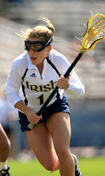Caitlin McKinney had three goals and two assists in the 14-13 loss to Oregon on Thursday night.