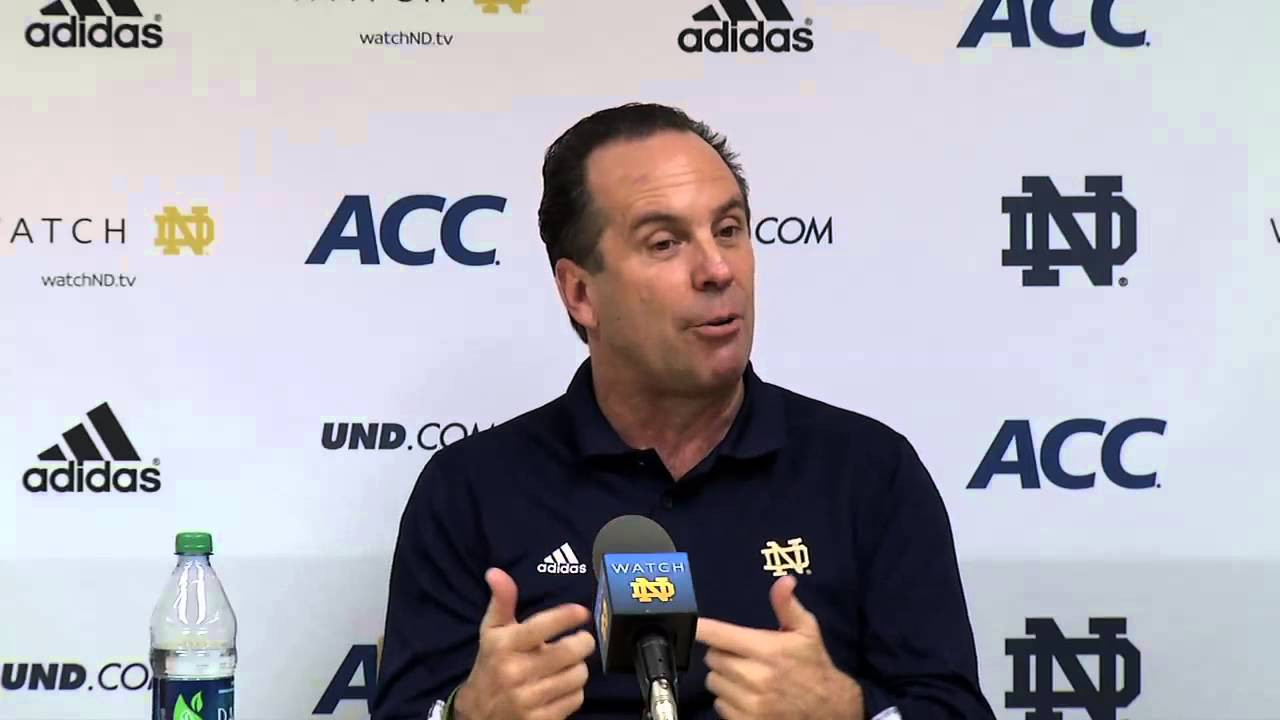 Mike Brey Press Conference - Iowa