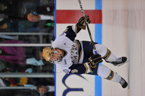Freshman left wing Anders Lee was named the CCHA rookie of the week for the third time this season.  He had a goal and three assists as the Irish swept Bowling Green.