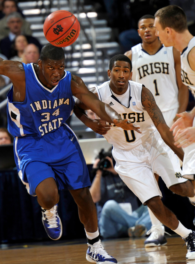Fighting Irish Drain Sycamores, 81-72 (Cashore/AP)