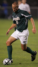 Greg Dalby captained the Irish during his senior season in 2006.