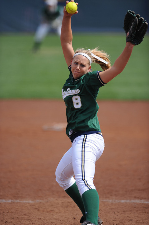 Brittney Bargar hurled the second no-hitter of the 2008 season Friday against Kent State in the opening game of the NCAA Regional in Ann Arbor, Mich.