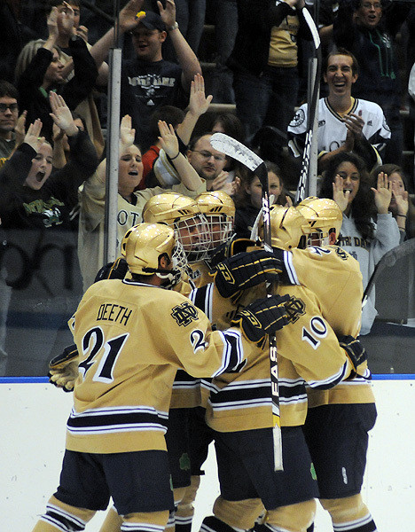 Season tickets for the 2010-11 hockey schedule go on sale, Wednesday, Aug. 4.  The Irish sold out 14 of their 18 home games in 2009-10.