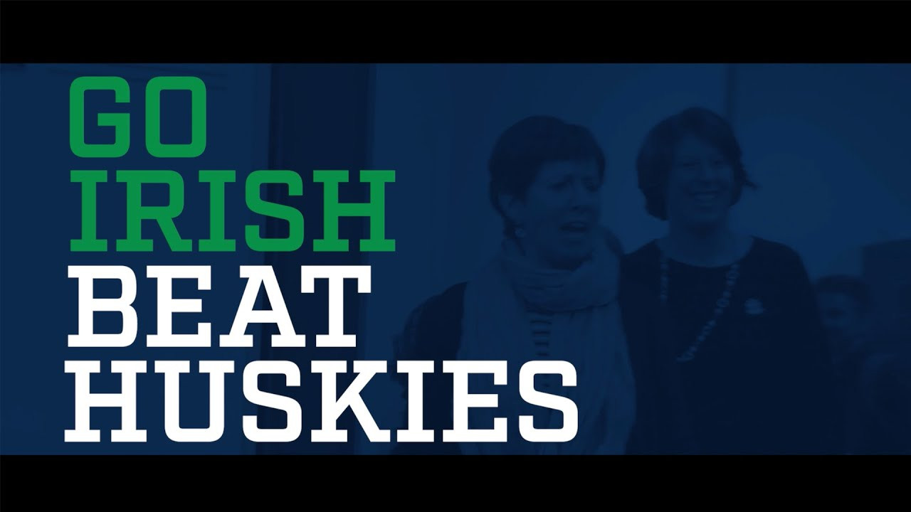 @NDWBB | Go Irish. Beat Huskies. (2019)