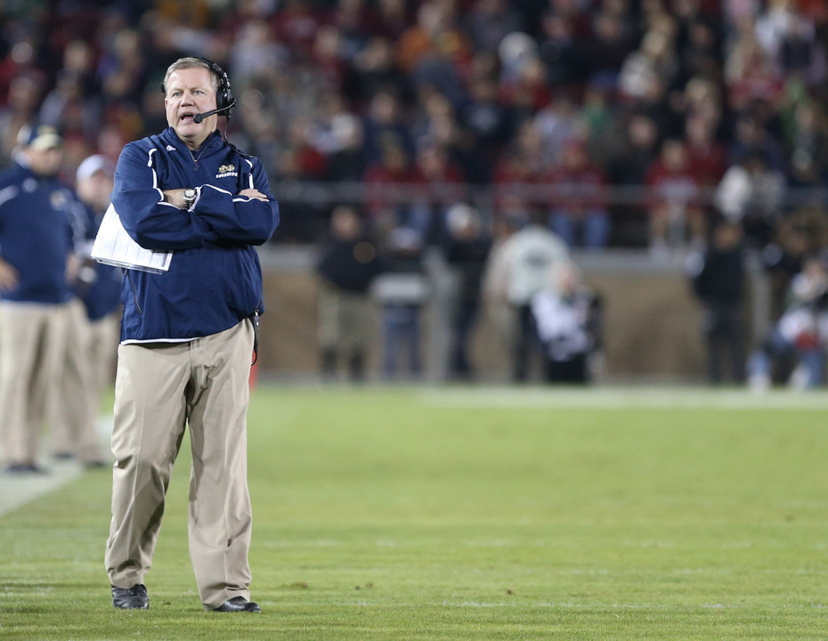 Notre Dame head coach Brian Kelly will lead the Fighting Irish into a home-and-home series against Southeastern Conference foe Georgia in 2017 and 2019.