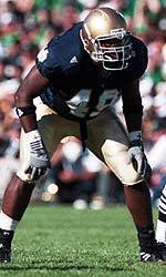 Senior linebacker Derek Curry is Notre Dame's third Good Works Team honoree in the last six years.