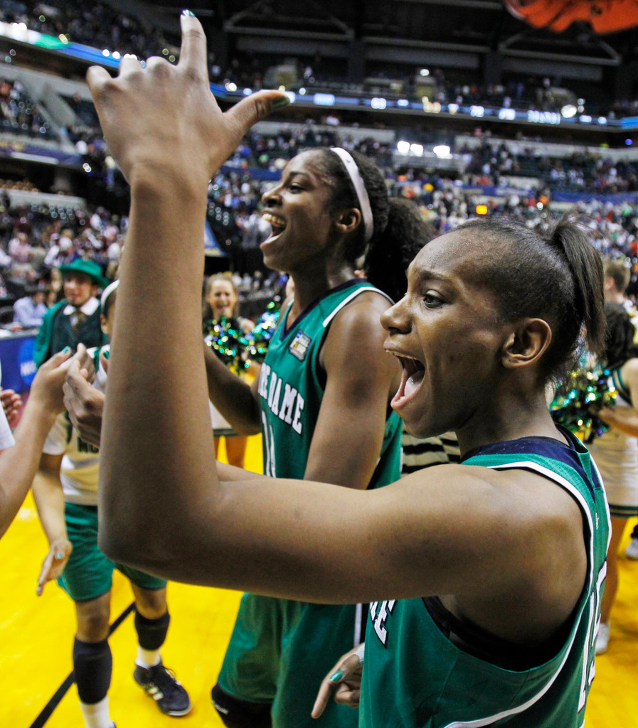 Irish Advance to Final, Topple Top-Ranked UConn 72-63 (AP)