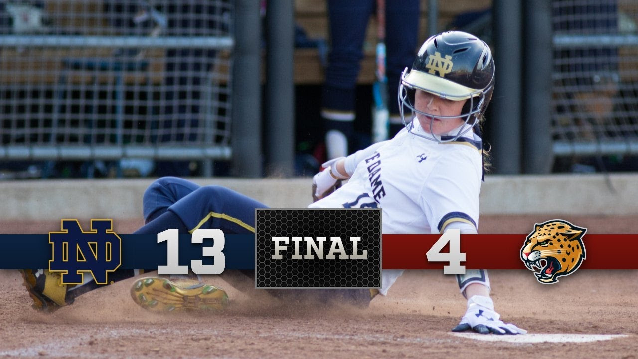 Highlights - Notre Dame Softball vs. IUPUI