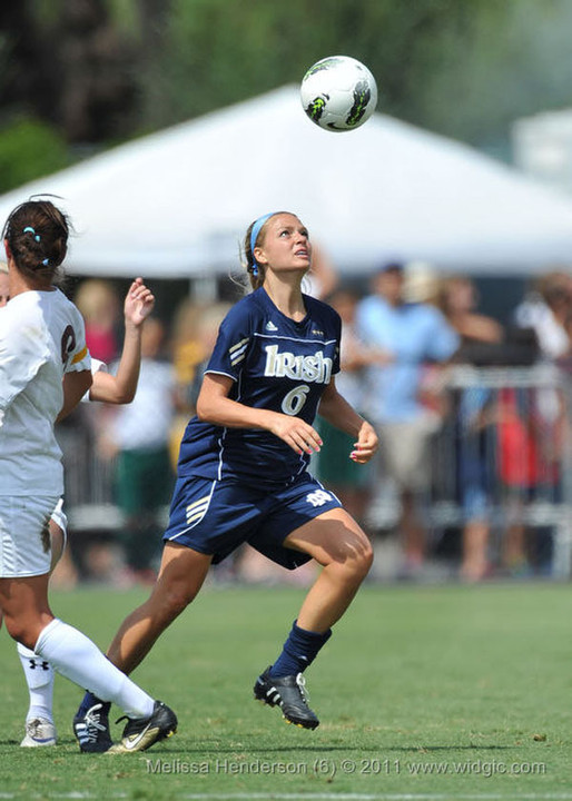 Senior forward Melissa Henderson collected a trio of weekly honors on Monday after tying seven school records with her four-goal performance last Friday night against DePaul at Alumni Stadium.