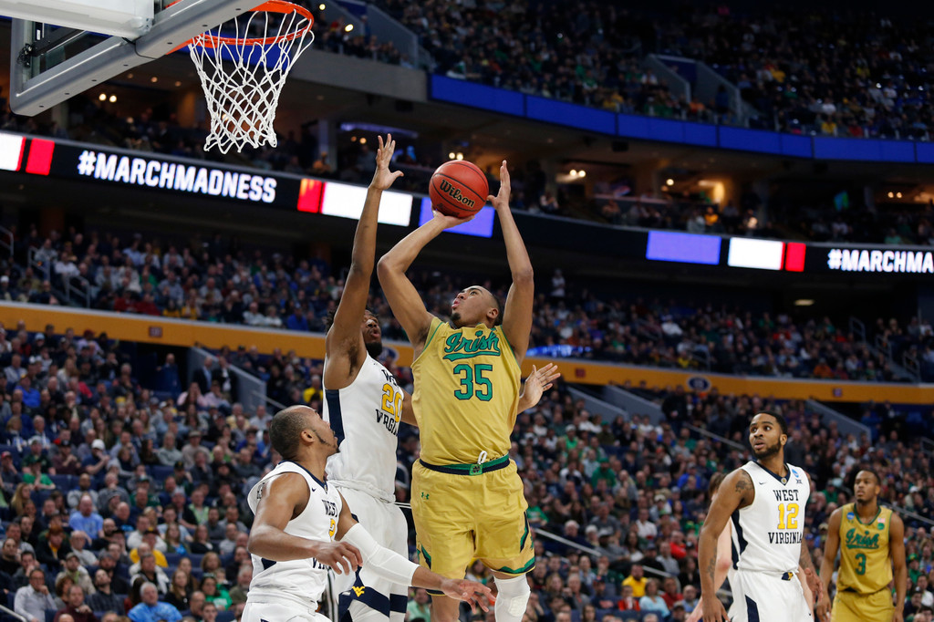 Notre Dame 71, West Virginia 83 (NCAA Second Round)