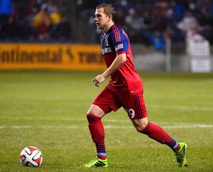 Chicago Fire midfielder Harry Shipp has scored two goals and added five assists in 19 MLS starts thus far in 2015