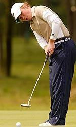 Junior Lauren Gebauer led the Irish with a five-over par 149 on Saturday.  She is in a five-way tie for 12th-place.