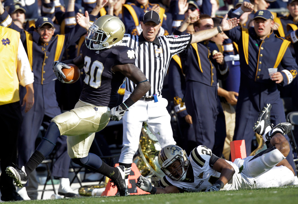 Irish Fly By Western Michigan, 44-20 (AP)