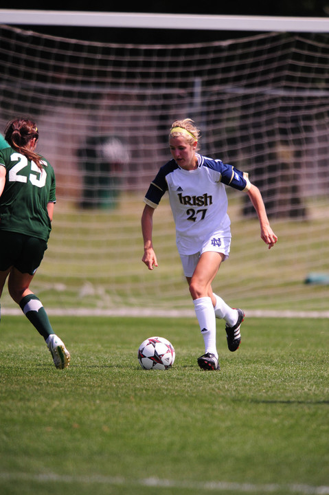 Freshman forward Kaleigh Olmsted's second career goal (and first since the Aug. 23 season-opening win over #RV/25 Illinois) proved to be all the #20/12 Irish needed in a 2-0 win at Clemson Sunday afternoon.