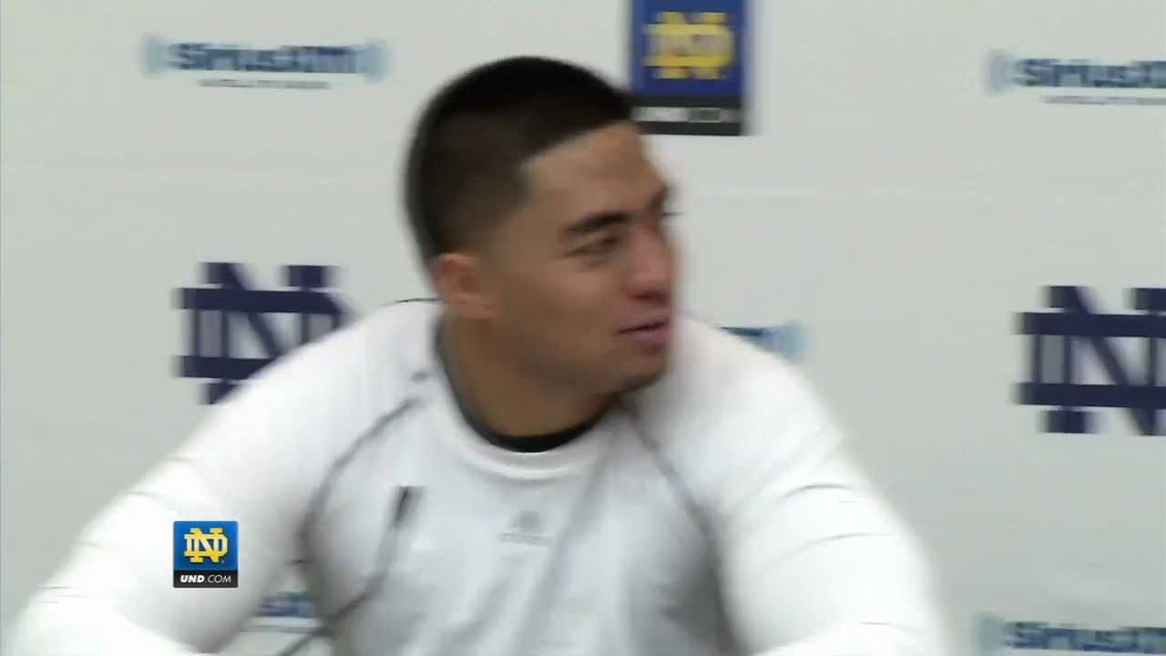 M. Te'o and T. Eifert - Pro Day Press Conference