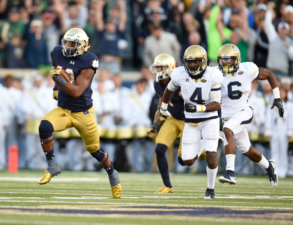 No. 14 Georgia Tech vs. No. 8 Notre Dame