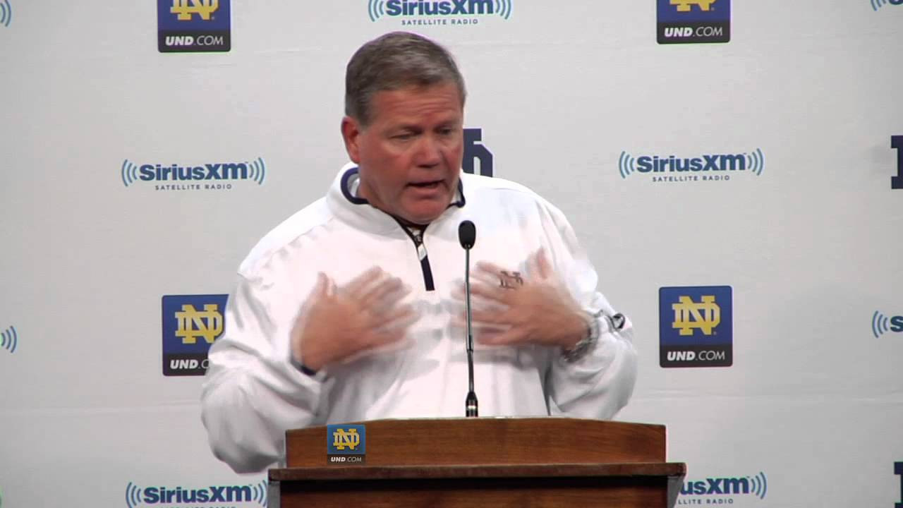 Brian Kelly Stanford Post Presser - Notre Dame Football