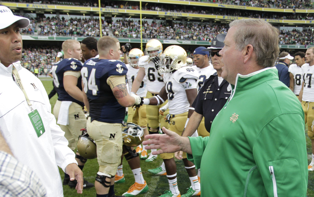 Notre Dame vs. Navy: The Recent Rivalry in Photos