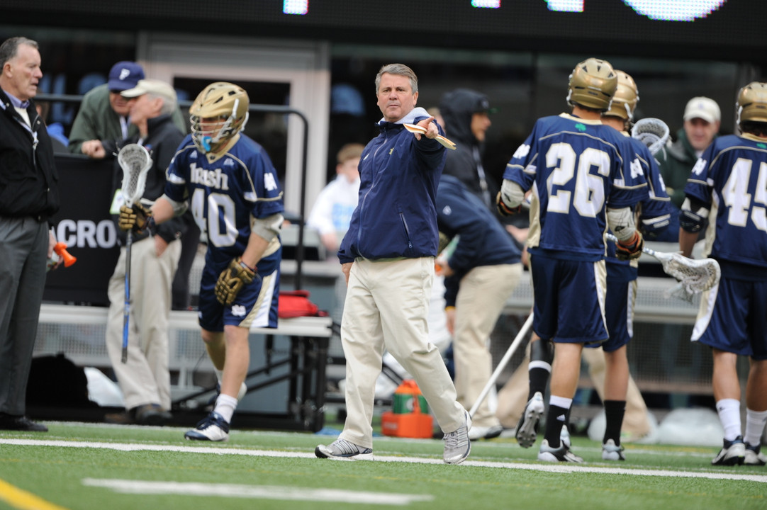 Head coach Kevin Corrigan has led the Irish to eight straight NCAA tournament appearances.