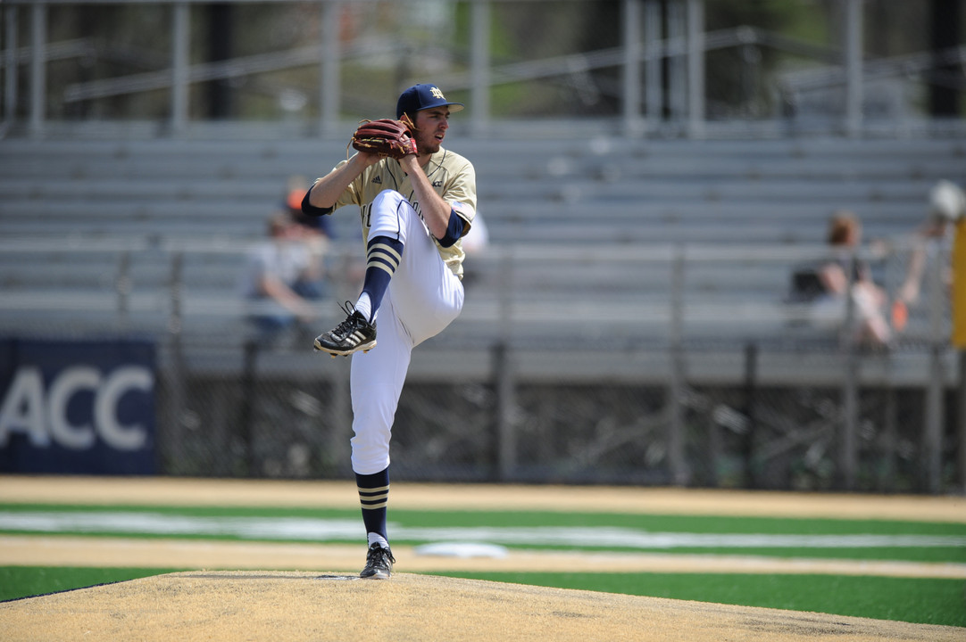 Senior Scott Kerrigan will toe the rubber Friday night for the Irish against No. 20 North Carolina.
