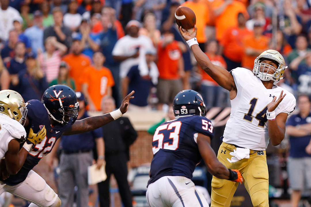 DeShone Kizer is set to make his first start.