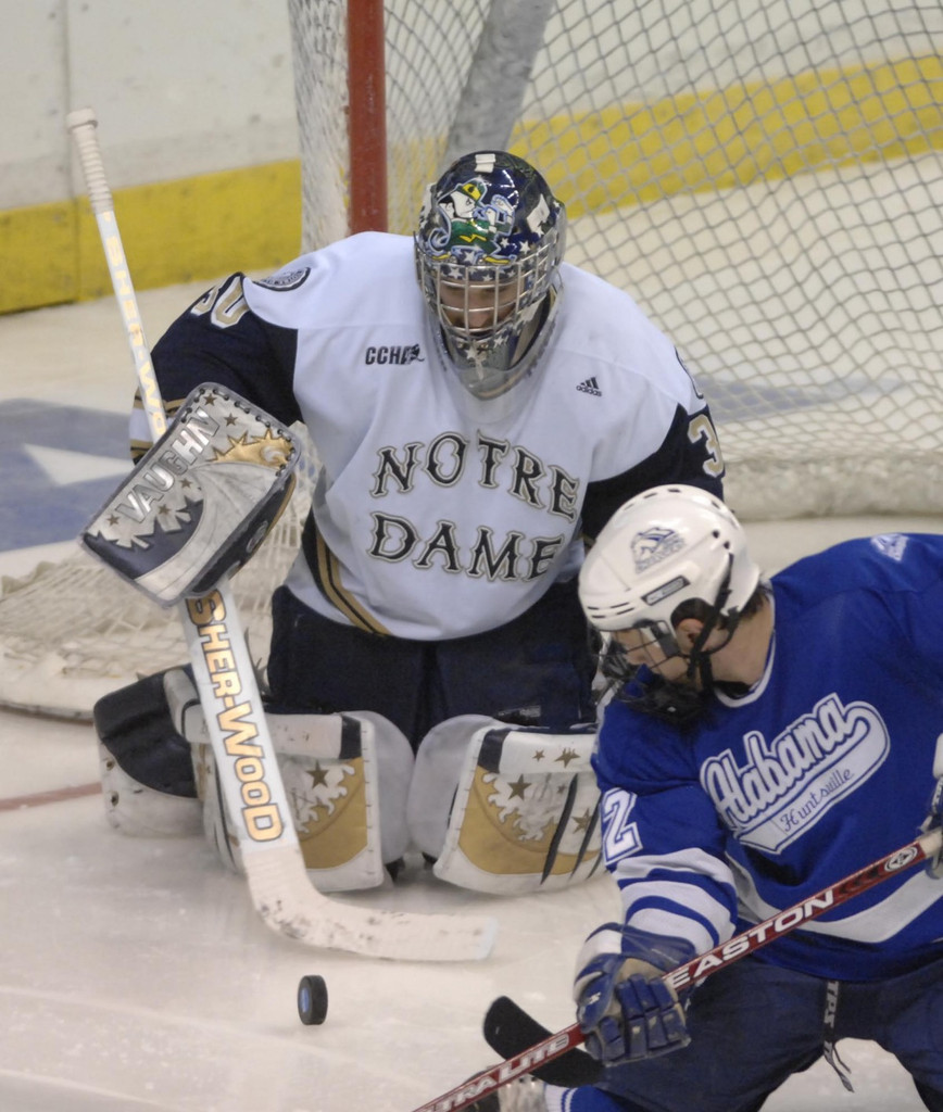 NCAA First Round - Notre Dame 3, Alabama-Huntsville 2 (2 OT)