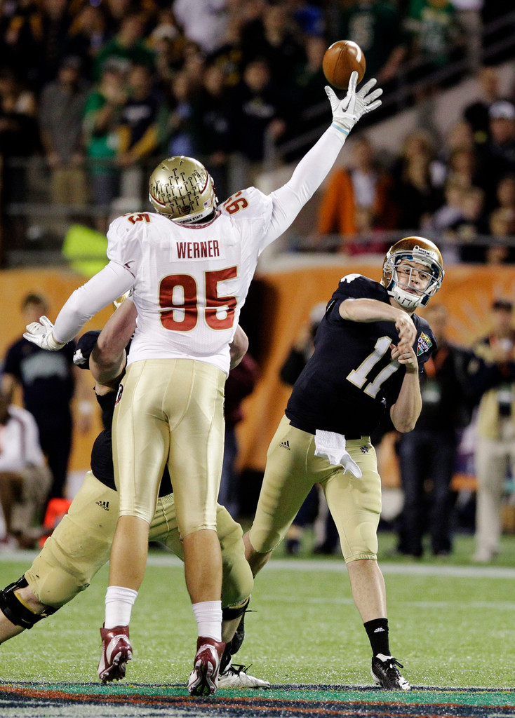 Irish Falter Down the Stretch, Lose to No. 25 FSU 18-14 (AP)