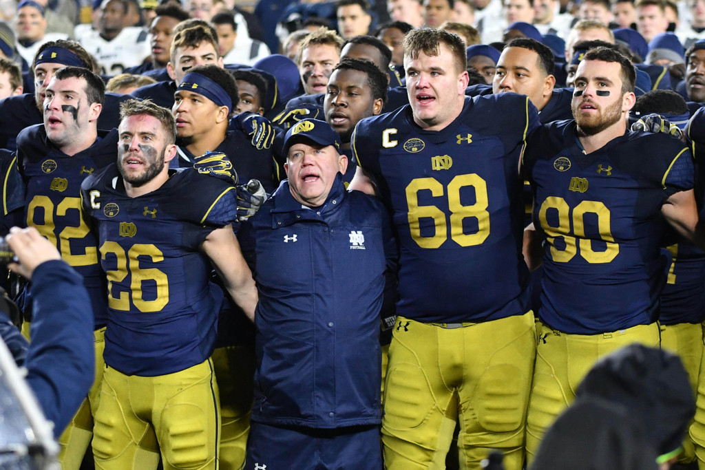 Notre Dame vs. Navy (USATSI)