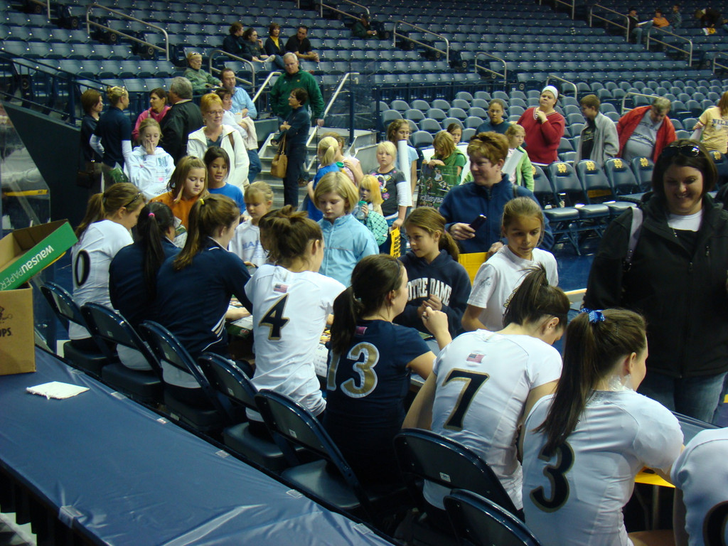 Notre Dame Volleyball vs. Rutgers (November 1, 2009)