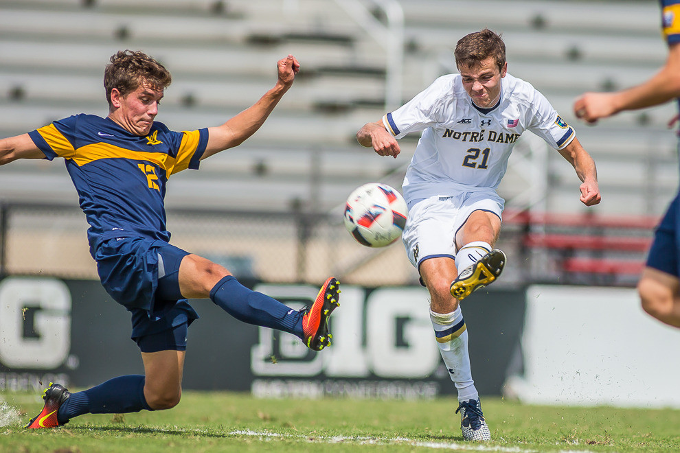 Thomas Ueland scored his first two goals of 2016 during a 5-0 shutout of No. 22 California on Sunday in Bloomington