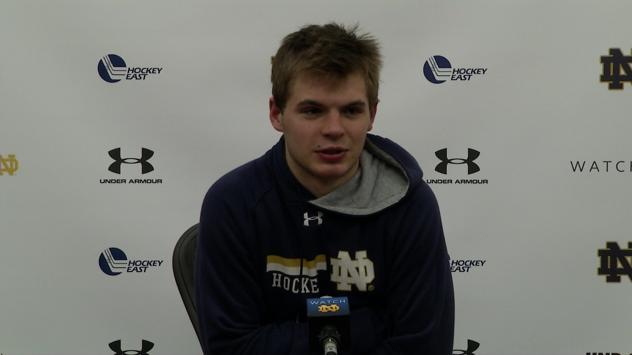 Jake Evans Post-Game Press Conference
