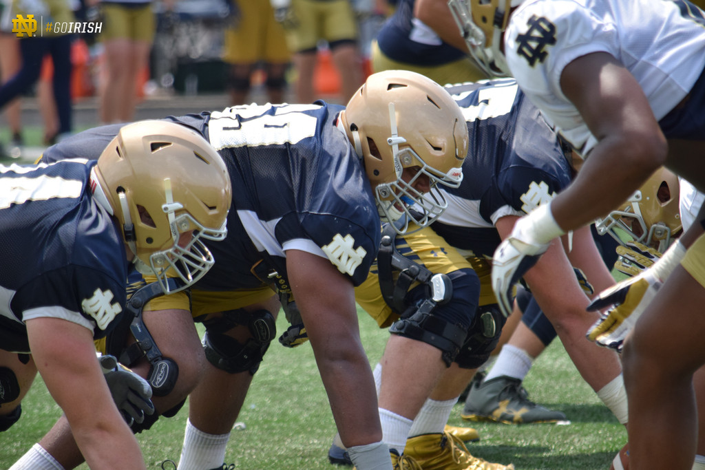 2017 Notre Dame Football Fall Camp - Practice Three