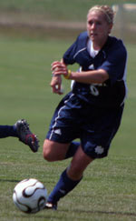 Jen Buczkowski and fellow senior Jill Krivacek comprise one of two midfielded pairs from the same team among the 33 players currently being considered for the Hermann M.A.C. Trophy.