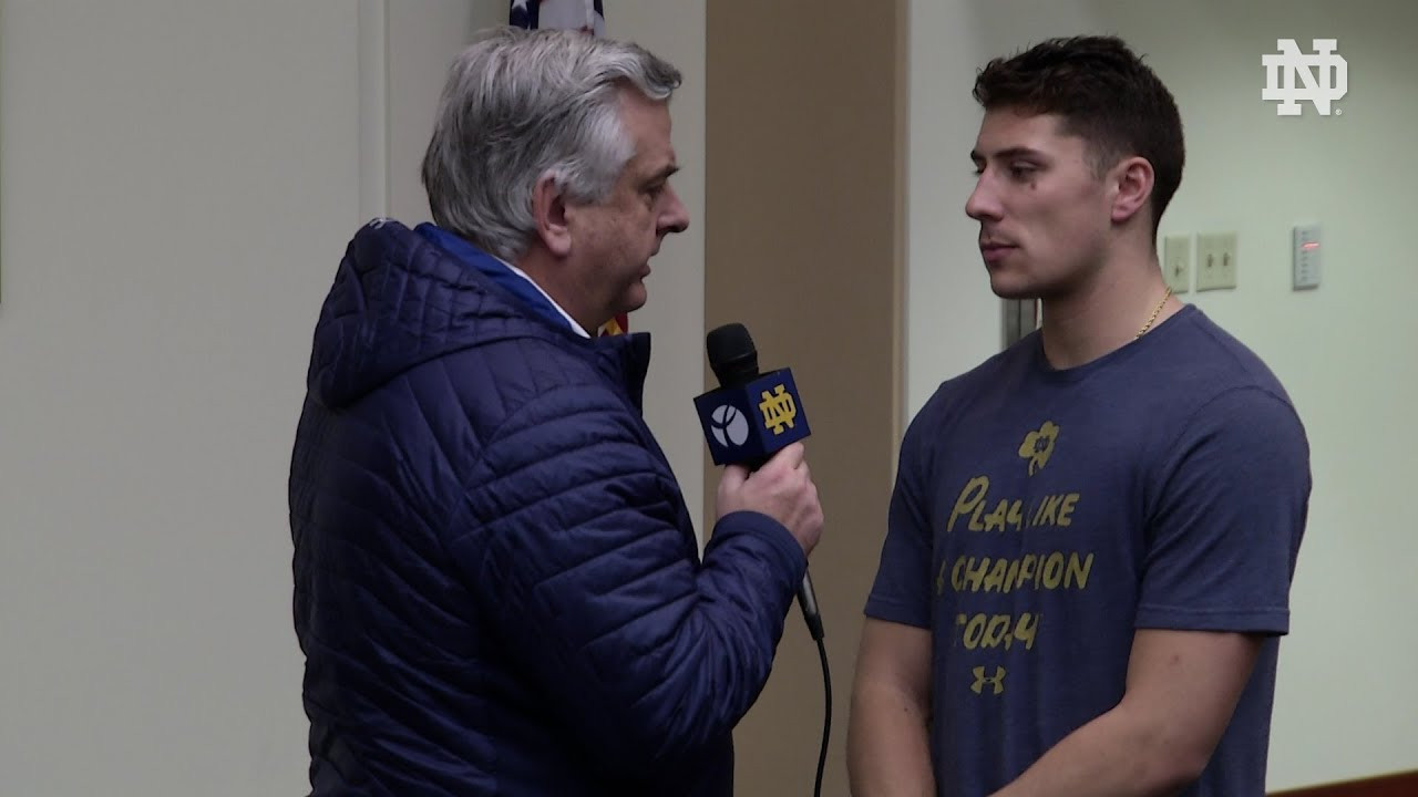 @NDFootball Ian Book Press Conference (03.24.18)