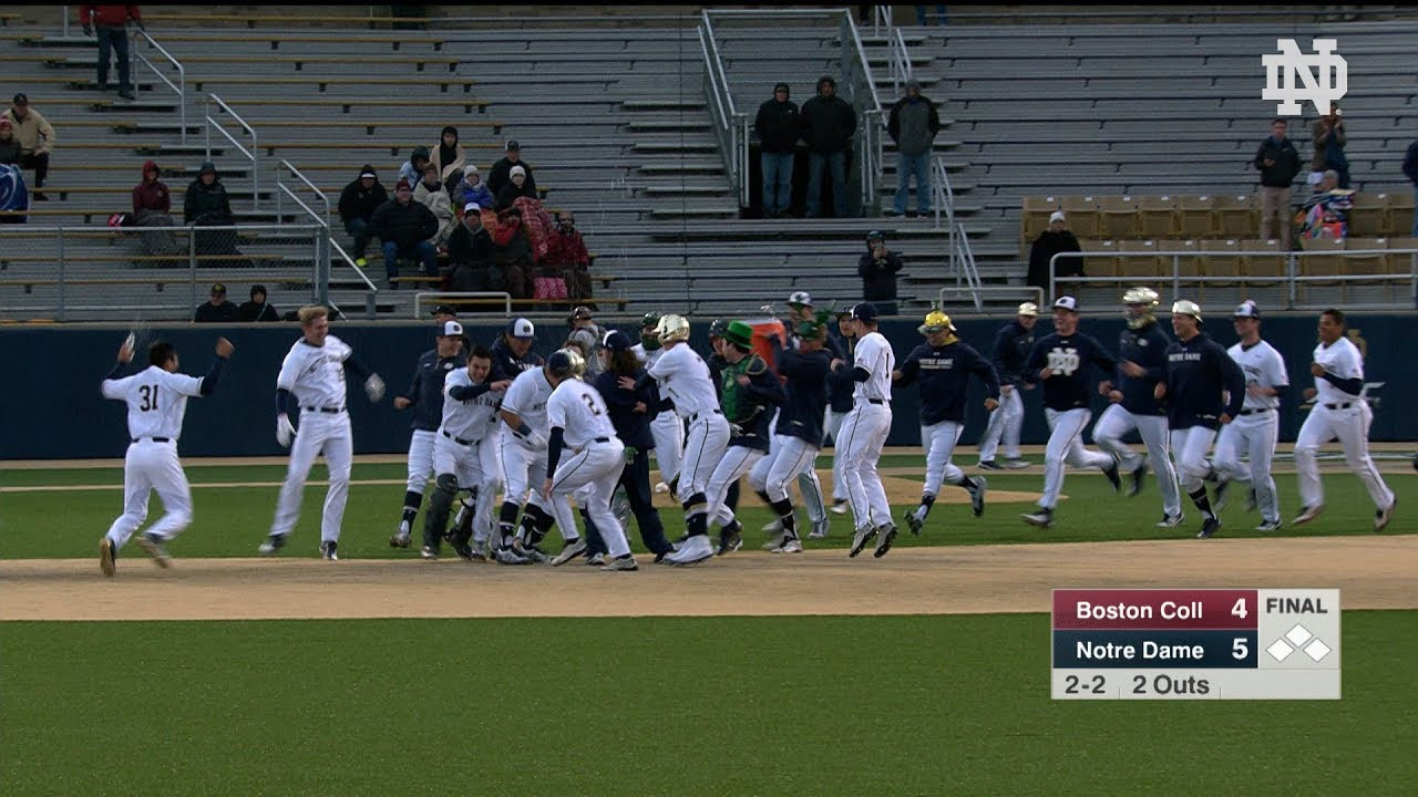 Highlights | @NDBaseball vs. Boston College: Game 1 (2018)