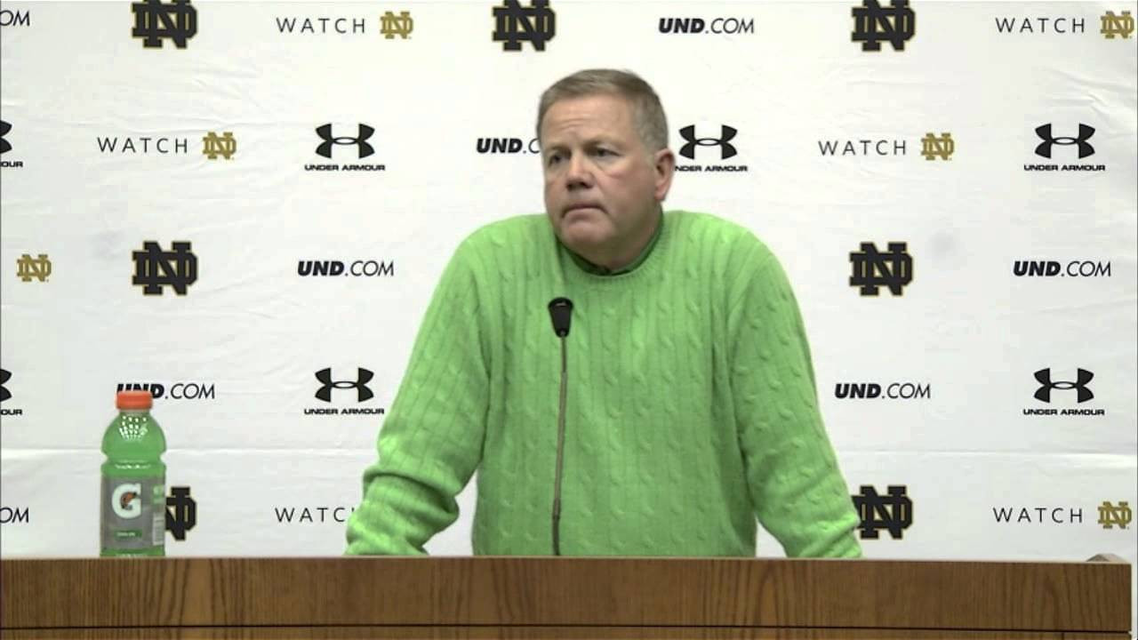 Brian Kelly Press Conference - March 17, 2015