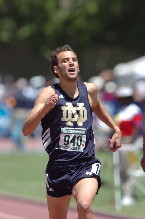 Former Irish track standout Thomas Chamney will represent Ireland at the 2008 Olympics.