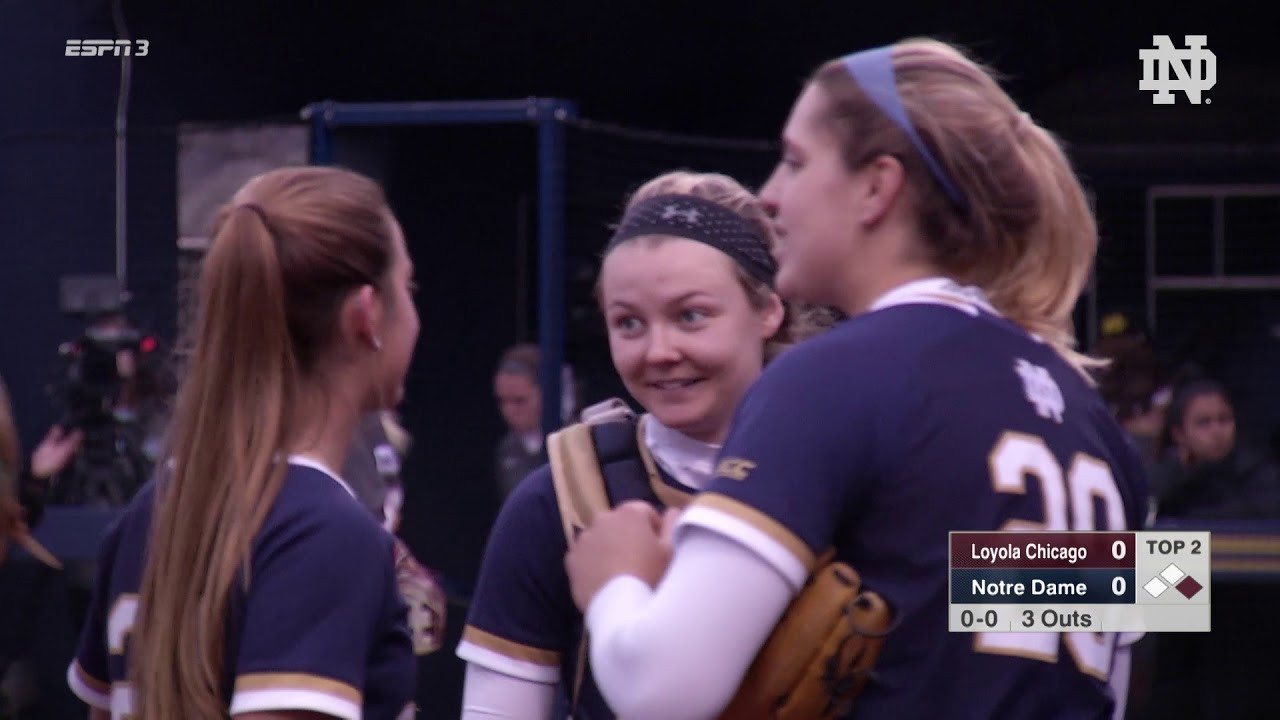 Highlights | @NDSoftball vs Loyola-Chicago (2018)