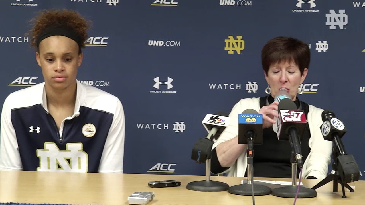 Muffet McGraw Post-Game Press Conference
