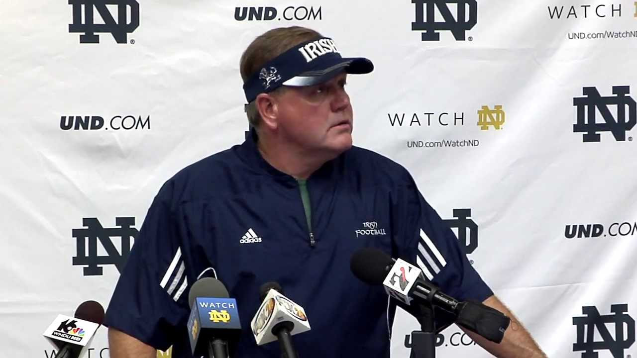 Coach Kelly Media Session - Aug. 12, 2013