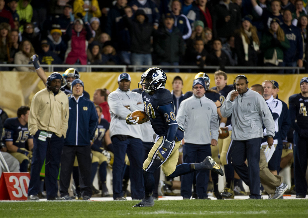 Notre Dame RB Cierre Wood