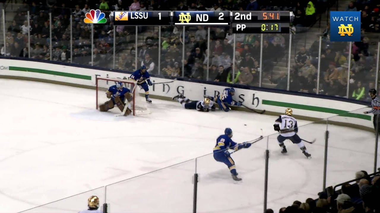 Irish 4, Lakers 2 - Notre Dame Hockey