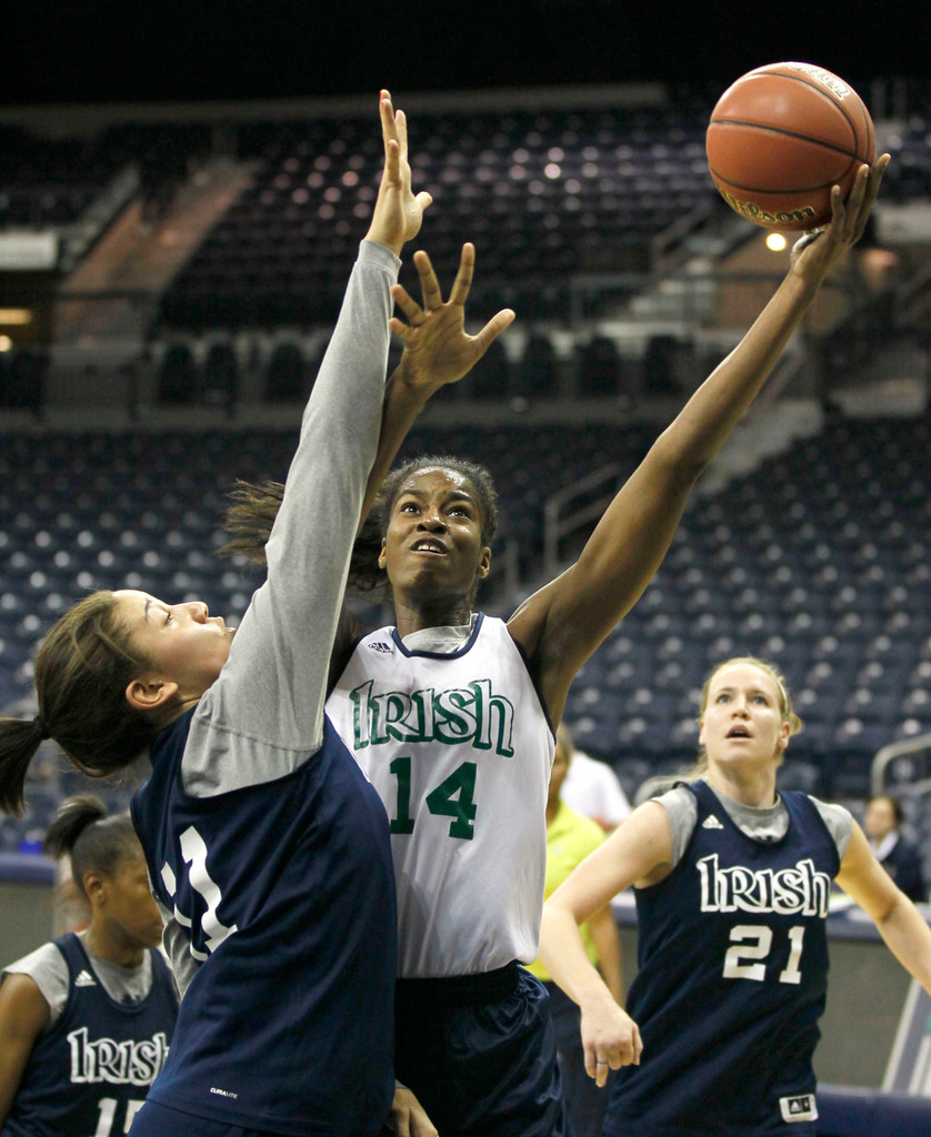 Notre Dame NCAA First Round Practice & Press Conference (AP)