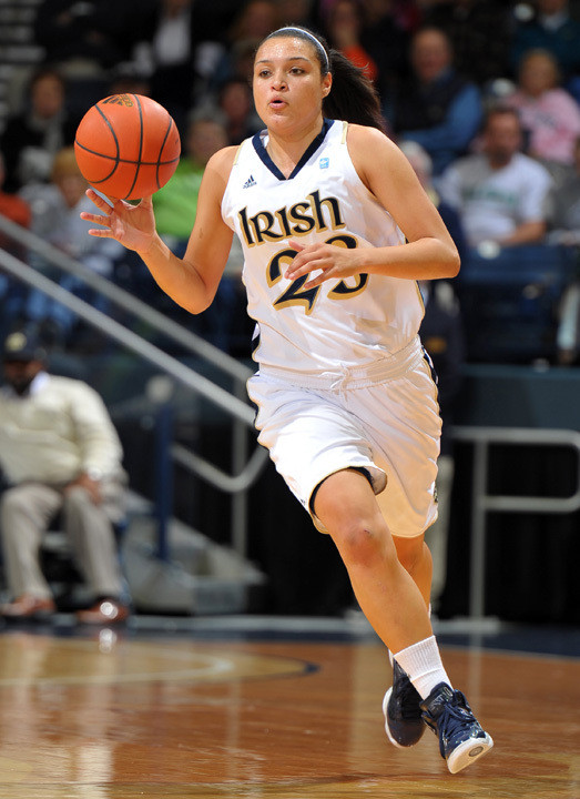 Sophomore guard Kayla McBride scored a game-high 21 points while adding six rebounds and six steals as No. 2 Notre Dame rolled past defending Canadian national champion, Windsor, 83-34 in an exhibition matchup on Wednesday night at Purcell Pavilion.
